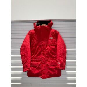 The North Face Kids HyVent 550 Parka Jacket Red Size M Winter Coat Goose down